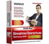 Finanzsoftware im Test: Einnahme/Überschuss Rechnung 2008 von Data Becker, Testberichte.de-Note: 4.0 Ausreichend