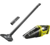Handstaubsauger im Test: R18HVF-0 von Ryobi, Testberichte.de-Note: 1.9 Gut