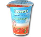 Joghurt auf Frucht Erdbeere