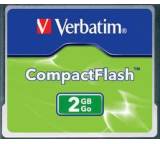 Speicherkarte im Test: Compact Flash (2 GB) von Verbatim, Testberichte.de-Note: 1.5 Sehr gut
