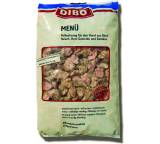 Menü Vollnahrung aus Rindfleisch, Herz, Getreide und Gemüse