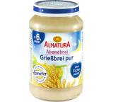 Abendbrei Grießbrei pur