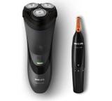 Rasierer im Test: Series 3000 Trockenrasierer + Nasen- und Ohrenhaartrimmer S3110/41 von Philips, Testberichte.de-Note: ohne Endnote