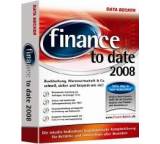 Finanzsoftware im Test: finance to date 2008 von Data Becker, Testberichte.de-Note: 3.0 Befriedigend