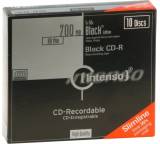 Rohling im Test: CD-R Black Edition 700 MB 52x (10er Slim) von Intenso, Testberichte.de-Note: 4.0 Ausreichend