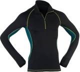 Slim fit Zip-Shirt langarm