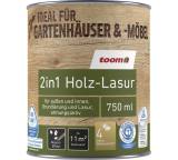 Holz-Lasur im Test: 2in1 Holzlasur von Toom Baumarkt, Testberichte.de-Note: 1.0 Sehr gut