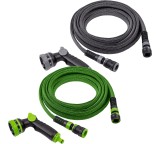 Gartenschlauch im Test: Flexibler Gartenschlauch mit Multifunktionsspritze von Aldi / Gardenline, Testberichte.de-Note: ohne Endnote