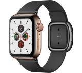 Smartwatch im Test: Watch Series 5 (Edelstahl, 40 mm, GPS + Cellular) von Apple, Testberichte.de-Note: ohne Endnote