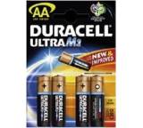 Batterie im Test: Alkaline-Batterie Ultra M3 (Mignon - AA/R6/M3/UM4) von Duracell, Testberichte.de-Note: 1.7 Gut