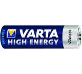 Batterie im Test: Alkaline-Batterie High Engergy (Mignon - AA/R6/M3/UM4) von Varta, Testberichte.de-Note: 1.9 Gut