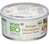 Shiitake Champignon pflanzliche Pastete