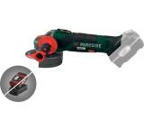 Schleifmaschine im Test: Akku-Winkelschleifer (20 Volt) von Lidl / Parkside, Testberichte.de-Note: ohne Endnote