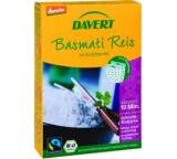 Reis im Test: Basmati Reis im Kochbeutel von Davert, Testberichte.de-Note: ohne Endnote