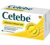 Nahrungsergänzungsmittel im Test: Vitamin C retard 500 von CeTeBe, Testberichte.de-Note: 1.2 Sehr gut