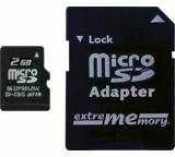 MicroSD 2GB plus 2 Adapter