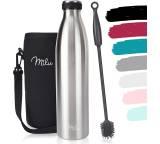 Thermobehälter im Test: Edelstahl-Trinkflasche (1 l) von Milu, Testberichte.de-Note: 1.3 Sehr gut