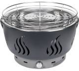 Holzkohlegrill mit Aktivbelüftung