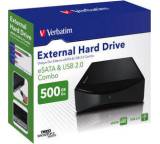Externe eSATA/USB-Combo-Festplatte (500 GB)