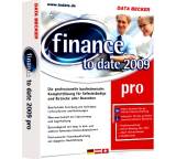 Finanzsoftware im Test: finance to date 2009 Pro von Data Becker, Testberichte.de-Note: 3.0 Befriedigend