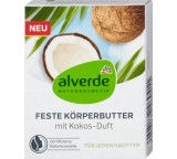 Feste Körperbutter mit Kokos-Duft