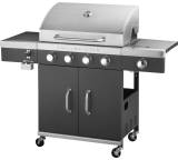 Grill im Test: Grillmeister Gasgrill 4 plus 1 Brenner von Lidl, Testberichte.de-Note: ohne Endnote