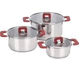 Kochtopf im Test: 3-teiliges Kochtopf-Set von AmazonBasics, Testberichte.de-Note: 1.7 Gut