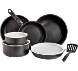 Pfanne im Test: 11-teiliges Kochgeschirr-Set von AmazonBasics, Testberichte.de-Note: 1.9 Gut