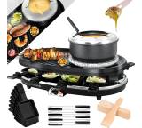 Raclette im Test: 3in1 Raclette-Grill mit Naturgrillstein von Kesser, Testberichte.de-Note: 1.5 Sehr gut
