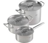 Kochtopf im Test: Kochtopfset Montreux; 3-tlg.; 37289 von Kuhn Rikon, Testberichte.de-Note: ohne Endnote