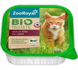 Katzenfutter im Test: Bio Pastete reich an Rind mit Leber von ZooRoyal, Testberichte.de-Note: 1.0 Sehr gut