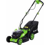 Rasenmäher im Test: Akku Rasenmäher 34cm-40V von Brast, Testberichte.de-Note: ohne Endnote