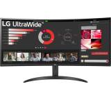 Monitor im Test: UltraWide 34WR50QC-B von LG, Testberichte.de-Note: 1.4 Sehr gut