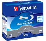 Rohling im Test: BD-R 4x (25 GB) von Verbatim, Testberichte.de-Note: 2.5 Gut