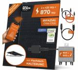 Balkonkraftwerk im Test: 870W Balkonkraftwerk von Solarway, Testberichte.de-Note: 1.9 Gut