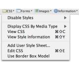 Web Developer Toolbar 1.1.6
