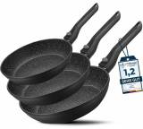 Pfanne im Test: Pfannenset 3-teilig von Divory, Testberichte.de-Note: 1,7