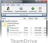 Weiteres Tool im Test: Team Drive 2.0 von TeamDrive Systems, Testberichte.de-Note: 1.9 Gut