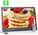 Fernseher im Test: 18-Zoll tragbarer Fernseher mit Freeview von Desobry, Testberichte.de-Note: 2.0 Gut