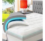 Matratzenauflage im Test: 10cm Memory-Schaum-Matratzen-Topper von Elemuse, Testberichte.de-Note: 1,7 