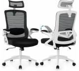 Bürostuhl im Test: Bürostuhl mit verstellbarer Lendenstütze & Kopfstütze von Costway, Testberichte.de-Note: ohne Endnote