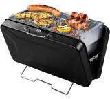 Grill im Test: Grillmeister Holzkohle Koffergrill von Lidl, Testberichte.de-Note: ohne Endnote