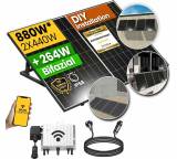 Balkonkraftwerk im Test: 880W Balkonkraftwerk Bifazial Komplettset von EPP Solar, Testberichte.de-Note: 3.0 Befriedigend