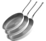 Pfanne im Test: Pfannenset (3-teilig) von Onyx Cookware, Testberichte.de-Note: ohne Endnote