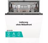 Geschirrspüler im Test: GV663A66 von Gorenje, Testberichte.de-Note: 2.0 Gut