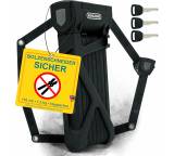 Fahrradschloss im Test: Langes Premium Schlüssel-Faltschloss Rom von Kohlburg, Testberichte.de-Note: 1.7 Gut