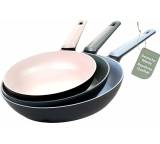 Pfanne im Test: Cerafit Trend Pastell Edition Pfannen (Set 3 tlg.) von Genius, Testberichte.de-Note: ohne Endnote