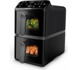 Heißluftfritteuse im Test: Airfryer 4000 Series Stacked Dual Basket NA460/00 von Philips, Testberichte.de-Note: 1.4 Sehr gut