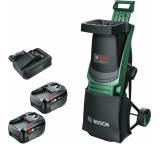 Häcksler im Test: UniversalShredder 2x18V-25 - 2 x 4,0-Ah-Akku | Ladegerät von Bosch, Testberichte.de-Note: ohne Endnote