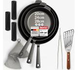 Pfanne im Test: Gusseisenpfanne Pro-Set von Stur, Testberichte.de-Note: ohne Endnote